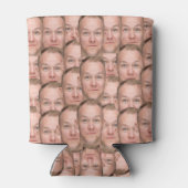 パーソナライズされた顔写真ユニーク写真クーラーボックス 缶クーラー (裏面)