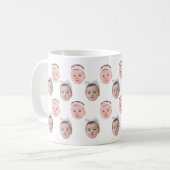 パーソナライズされた顔写真、カスタムパパマグマ コーヒーマグカップ (正面左)