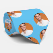 パーソナライズされた顔青 ネクタイ (ロール)