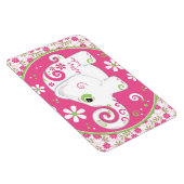 パーソナライズされた飾ファンシー象フラットマグネット マグネット (右側)