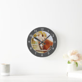 パーソナライズされた馬大時計 ラウンド壁時計 (ホーム)