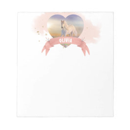 パーソナライズされた馬 ノートパッド