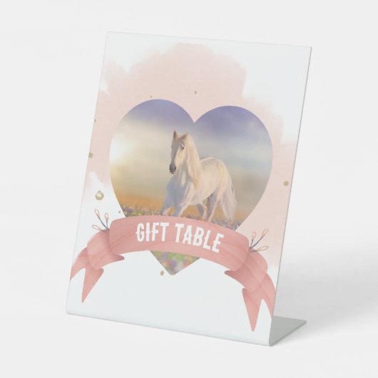 パーソナライズされた馬 台座サイン (正面)