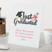 パーソナライズされた高校卒業 台座サイン (インサイチュ)