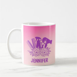 パーソナライズされた髪型マユーモアのあるグ コーヒーマグカップ