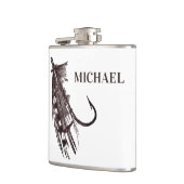 パーソナライズされた魚釣りルアー·ファザーズ·デイ フラスク (左)