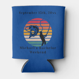 パーソナライズされた魚釣り学士週末クーラーボックス 缶クーラー