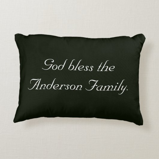 パーソナライズされた鮮やかバラ アクセントクッション (裏面)