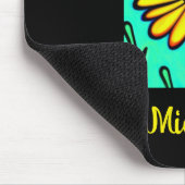 パーソナライズされた鮮やかモダントレンディーフローラ マウスパッド (コーナー)