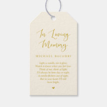 パーソナライズされた黄モダン金ゴールド葬儀社