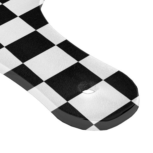 パーソナライズされた黒市松模様に カッティングボード (角)