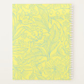 パーソナライズされた12か月のフローラプランナー プランナー手帳 (裏面)