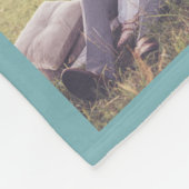 パーソナライズされた15フォトコラージュ フリースブランケット (角)