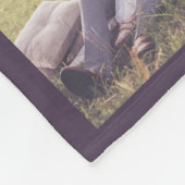 パーソナライズされた15フォトコラージュ フリースブランケット (角)