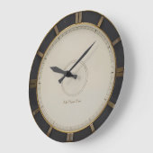 パーソナライズされた1930年代 ラージ壁時計 (傾斜)