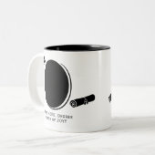 パーソナライズされた2モダン – 写真卒業証書キャップ ツートーンマグカップ (正面左)