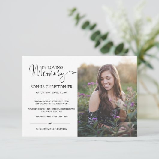 パーソナライズされた2生葬のお祝い (スタンド正面)