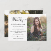 パーソナライズされた2生葬のお祝い (正面/裏面)