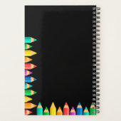 パーソナライズされた2025年プランナー プランナー手帳 (裏面)