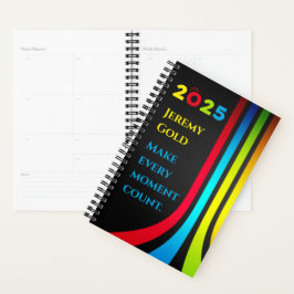 パーソナライズされた2025年プランナー プランナー手帳