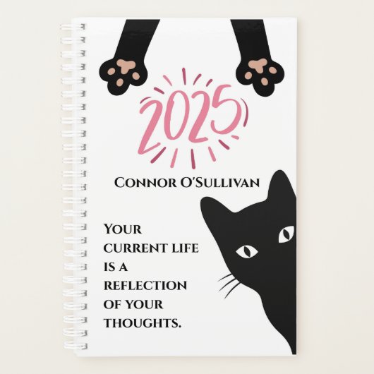 パーソナライズされた2025年プランナー プランナー手帳 (正面)