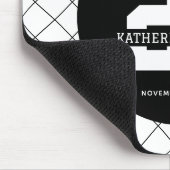 パーソナライズされた21歳モダン日エレガント マウスパッド (コーナー)