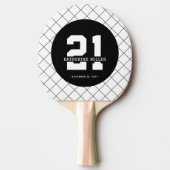 パーソナライズされた21歳モダン日エレガント 卓球ラケット (正面)