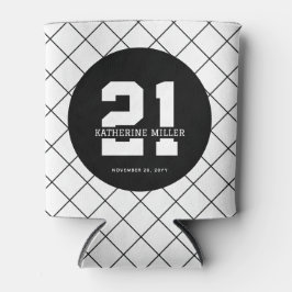 パーソナライズされた21歳モダン日エレガント 缶クーラー