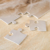 パーソナライズされた4フォトモノグラム赤バッファロープライド ジグソーパズル (側面)