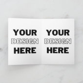 パーソナライズされた4辺結婚折り曲げ5 x 7 招待状 (内部)