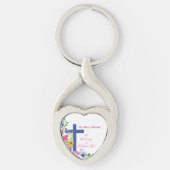 パーソナライズされた55周年修道院宗教生活 キーホルダー (正面)