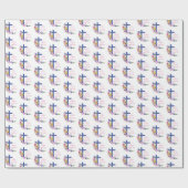 パーソナライズされた55周年修道院宗教生活 ラッピングペーパー (フラット)