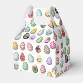 パーソナライズされた6フォトパステルイースター卵パターン フェイバーボックス (裏面サイド)