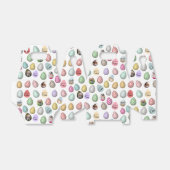 パーソナライズされた6フォトパステルイースター卵パターン フェイバーボックス (折り畳みなし)