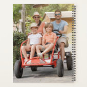 パーソナライズされた7フォトコラージュ家族 プランナー手帳 (裏面)