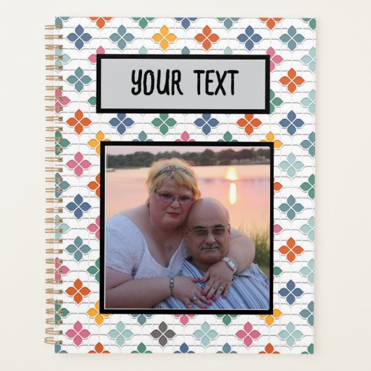 パーソナライズされた8.5 x 11インチプランナー プランナー手帳 (正面)