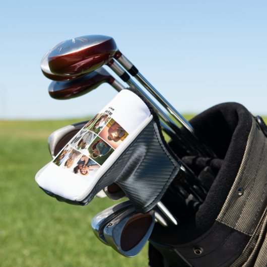 パーソナライズされた9カップル用フォトコラージュテンプレート ゴルフヘッドカバー (インサイチュ)