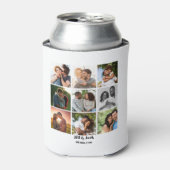 パーソナライズされた9カップル用フォトコラージュテンプレート 缶クーラー (缶正面)