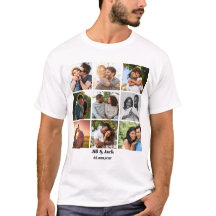 パーソナライズされた9カップル用フォトコラージュテンプレート