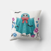 パーソナライズされた&おもしろいデコール – かわいい不気味幽霊 クッション (裏面)