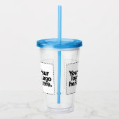 パーソナライズされた アクリルタンブラー (右)