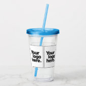パーソナライズされた アクリルタンブラー (裏面)
