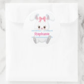 パーソナライズされた – イースターバニー ラウンドシール (バッグ)