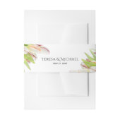 パーソナライズされた, エレガント, Tulip結婚式招待状 招待状ベリーバンド (正面例)