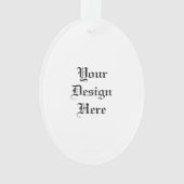 パーソナライズされた オーナメント (正面)