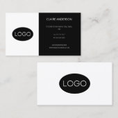 パーソナライズされた、カスタムロゴ 名刺 (正面/裏面)