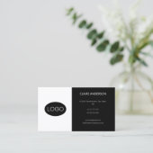 パーソナライズされた、カスタムロゴ 名刺 (スタンド正面)