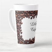パーソナライズされた カフェラテマグ (左アングル)