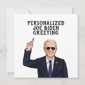 パーソナライズされた カード (正面)