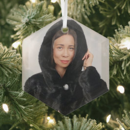 パーソナライズされた ガラスオーナメント